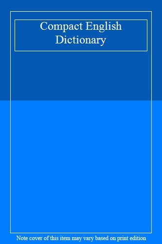 Compact English Dictionary. 9780007161881 | eBay