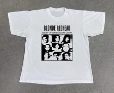 BLONDE REDHEAD band Members White All Size Shirt Gift For Fan BL1555