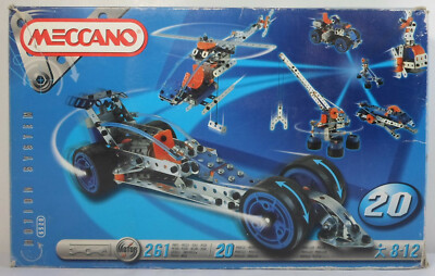 MECCANO VTG 1998 ERECTOR MOTION SET # 6520 INCOMPLETE WORKING