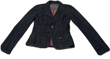 DKNY JEANS Classic Stretch Dark Wash Denim Jacket size Small Fall/Winter Style