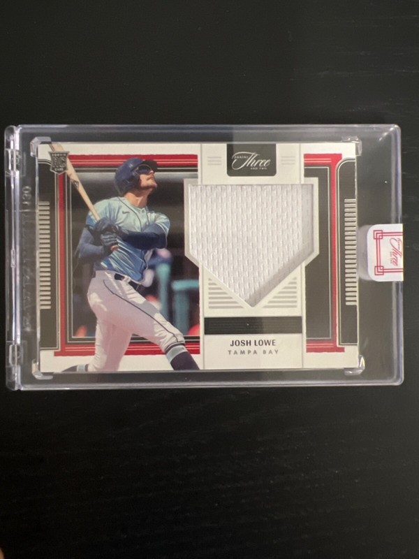 2022 Panini Three and Two Rookie Jerseys /99 Josh Lowe #RJ-JL Rookie
