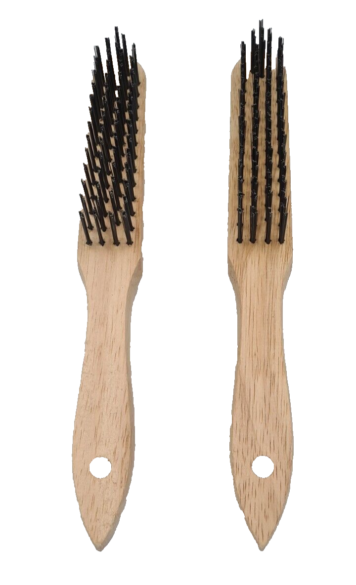 Supatool 4 row wire brush x2 for rust removal cleaning paint removal workshop