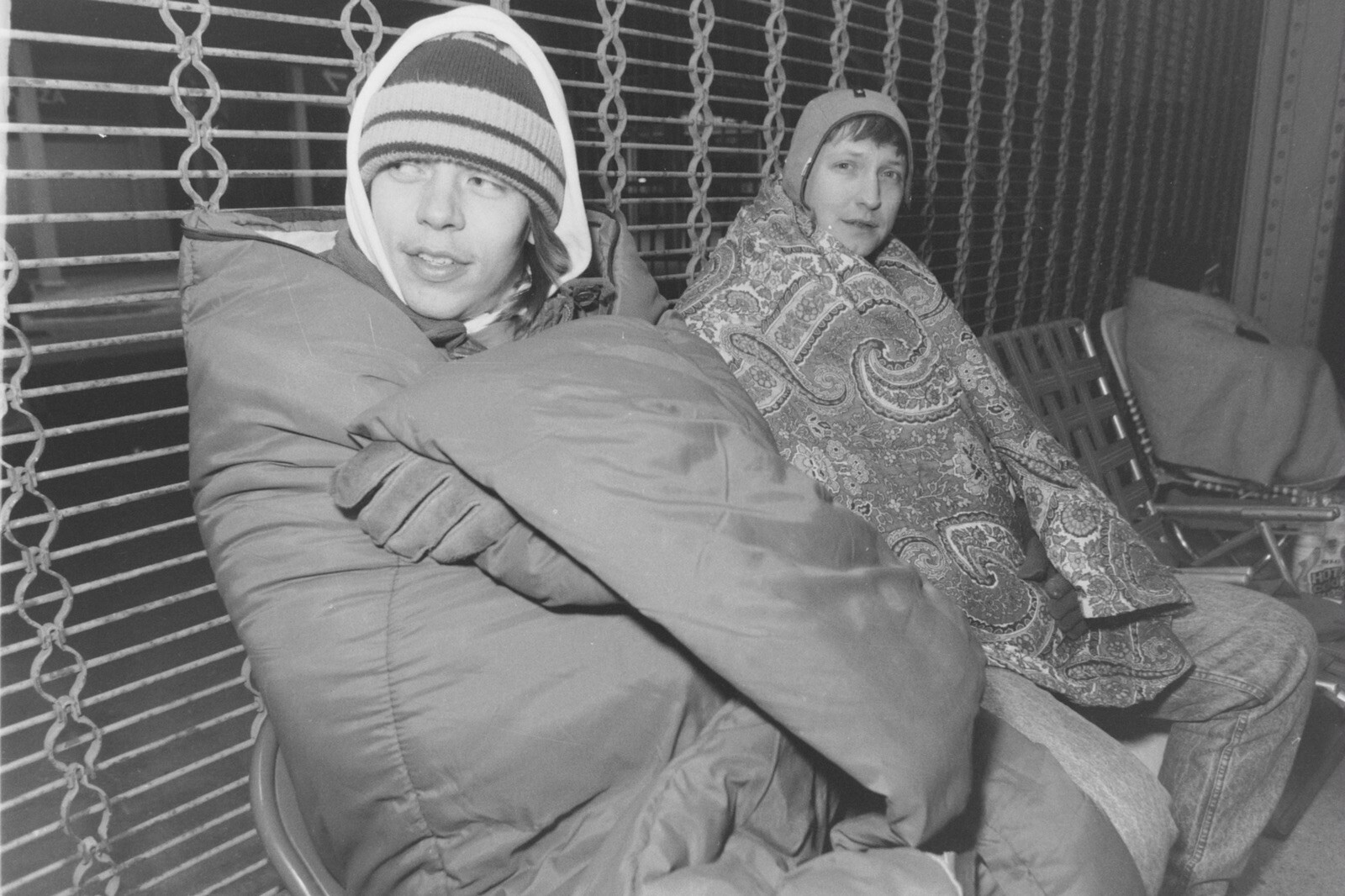 1950’s 60’s CHICAGO Downtown 35mm Negatives Homeless Camping Out At