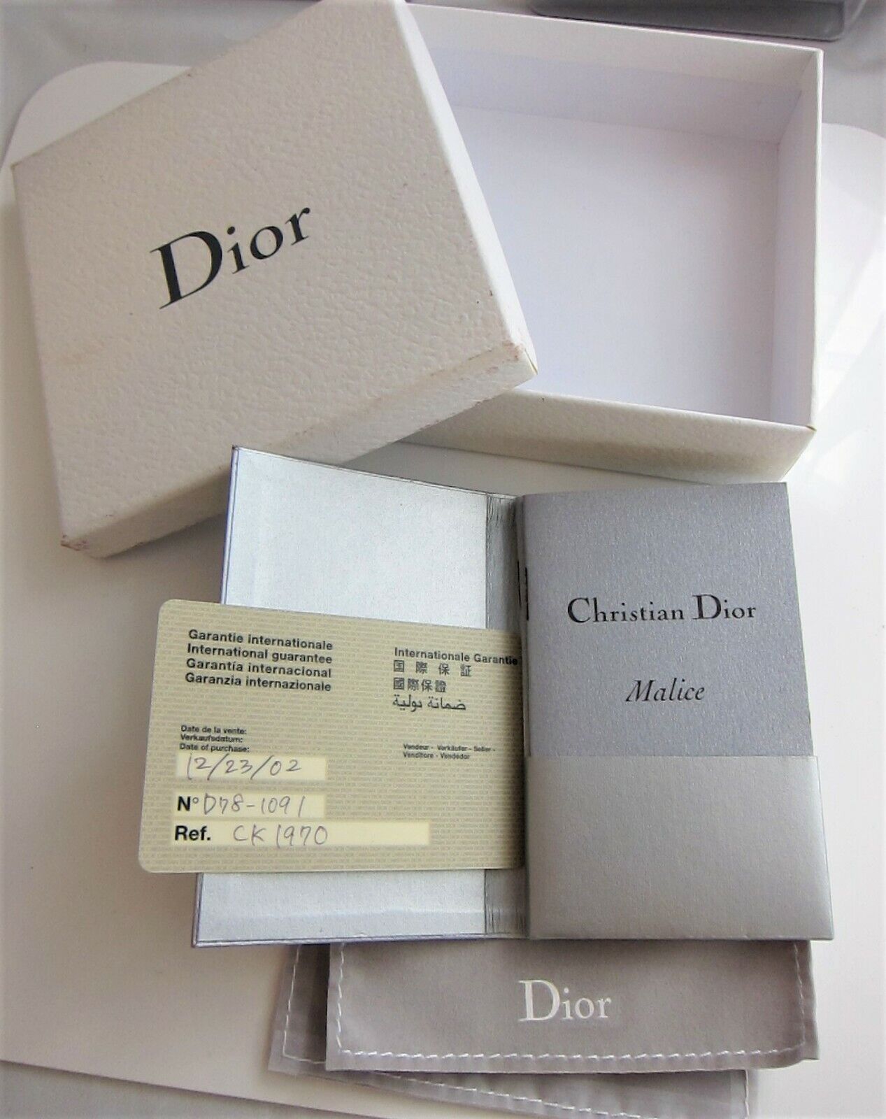 Christian Dior Malice Watch Box