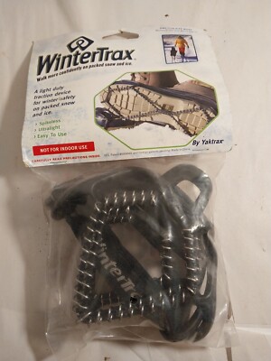 Wintertrax Snow Ice Shoe Traction Device Size Woman's 6 To Men's 12 by Yaktrax