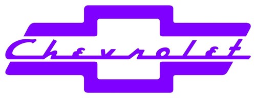 Custom Chevrolet Bowtie With Script Word Vinyl Decal Multiple Colors and Sizes - Picture 11 of 27