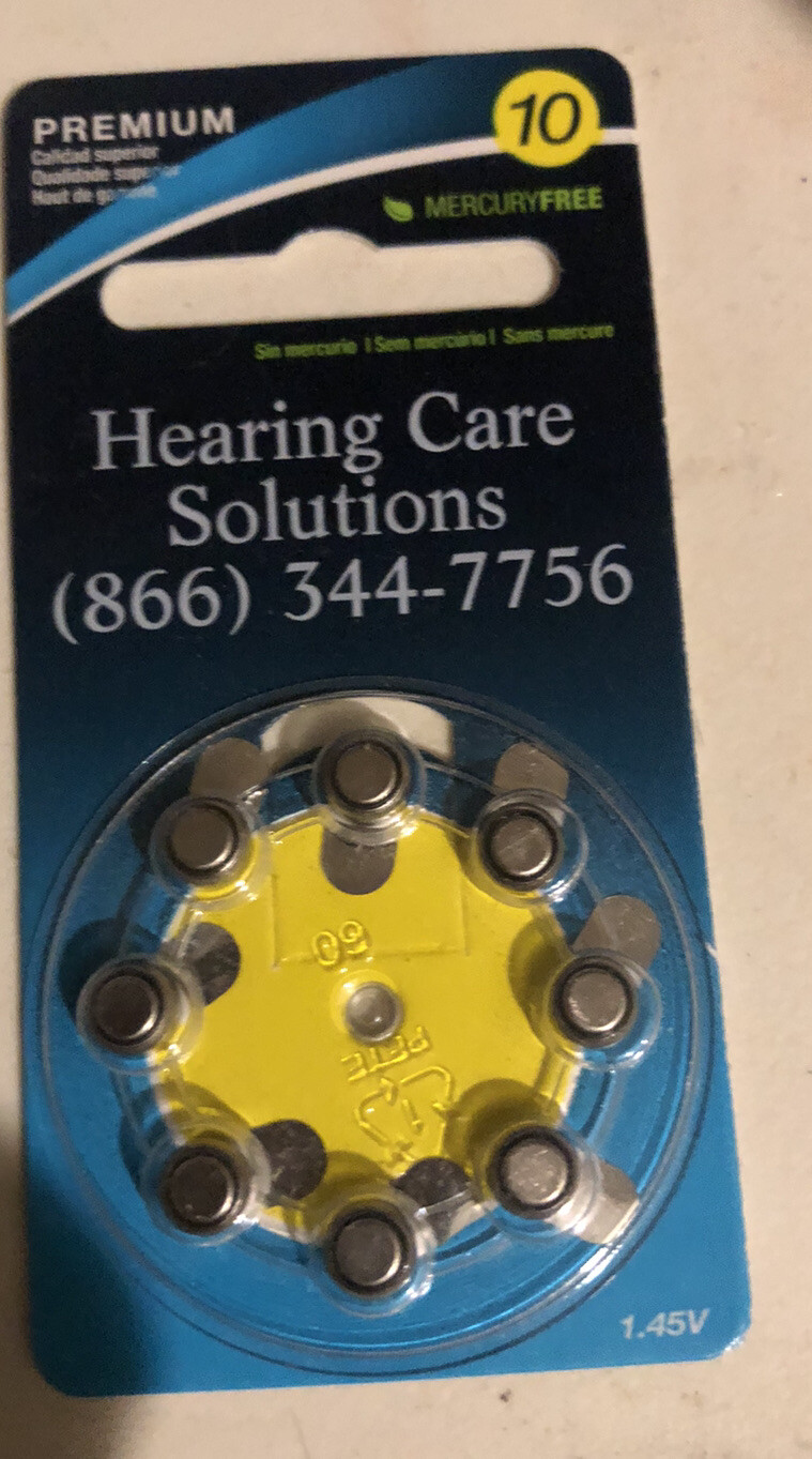 Batteries For hearing care solutions batteries for hearing aids # 10 s-image