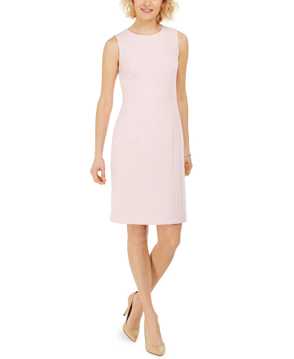 Kasper crepe sheath dress top
