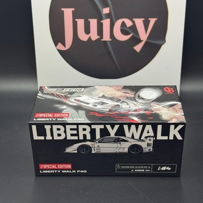 INNO64 D/STANS LB F40 White HEC 2026 Limited Wearable Model Car