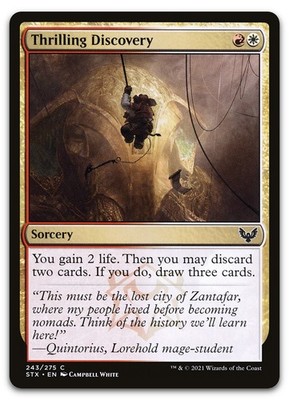 Thrilling Discovery #243 (NM) Strixhaven STX Magic MTG
