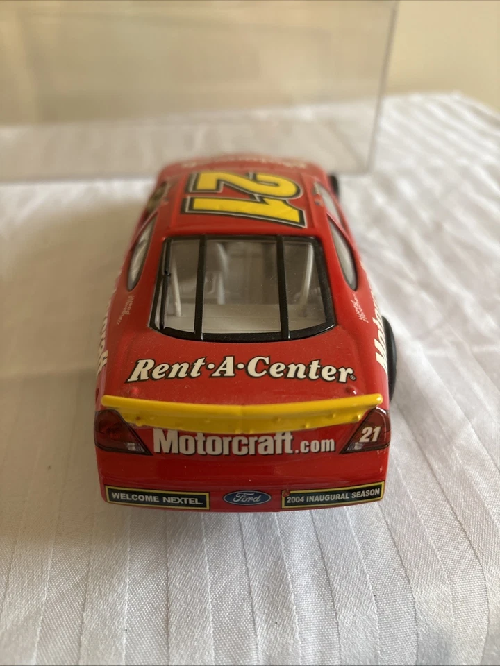 NASCAR Ricky Rudd 2003 Motorcraft Diecast Model Car #21 1:24 Foto 2 de 4