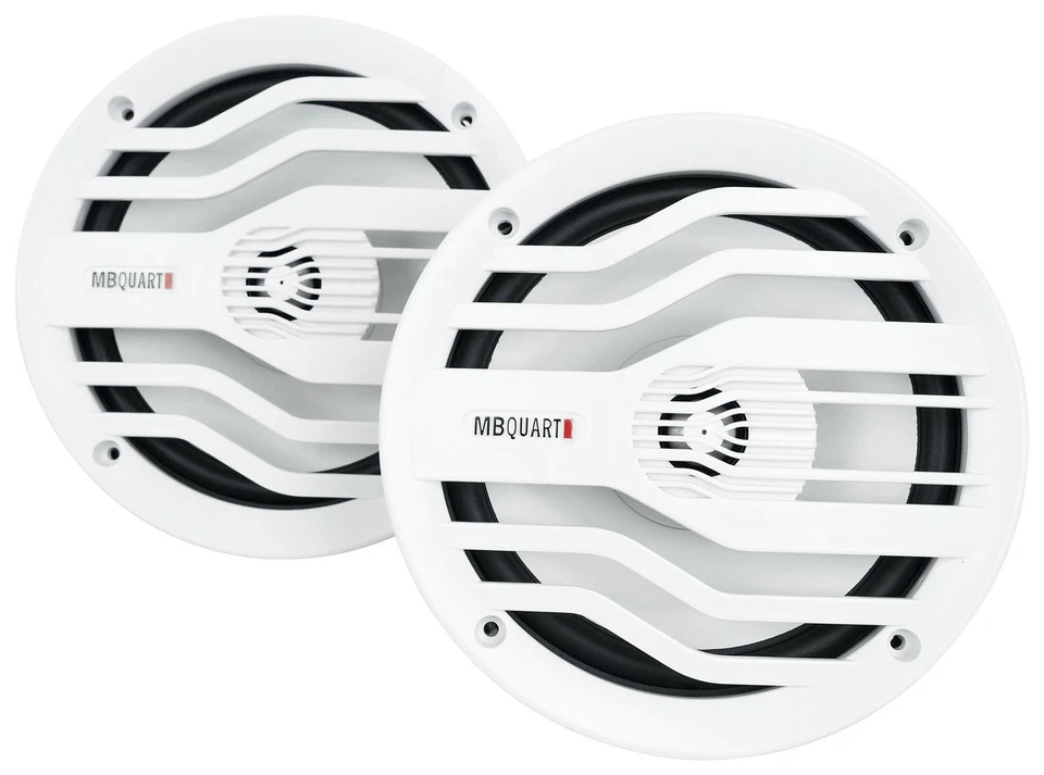 MB Quart GMR-LED Marine Receiver w/Bluetooth/USB+2) White MB Quart 6.5" Speakers - Image 3 of 4