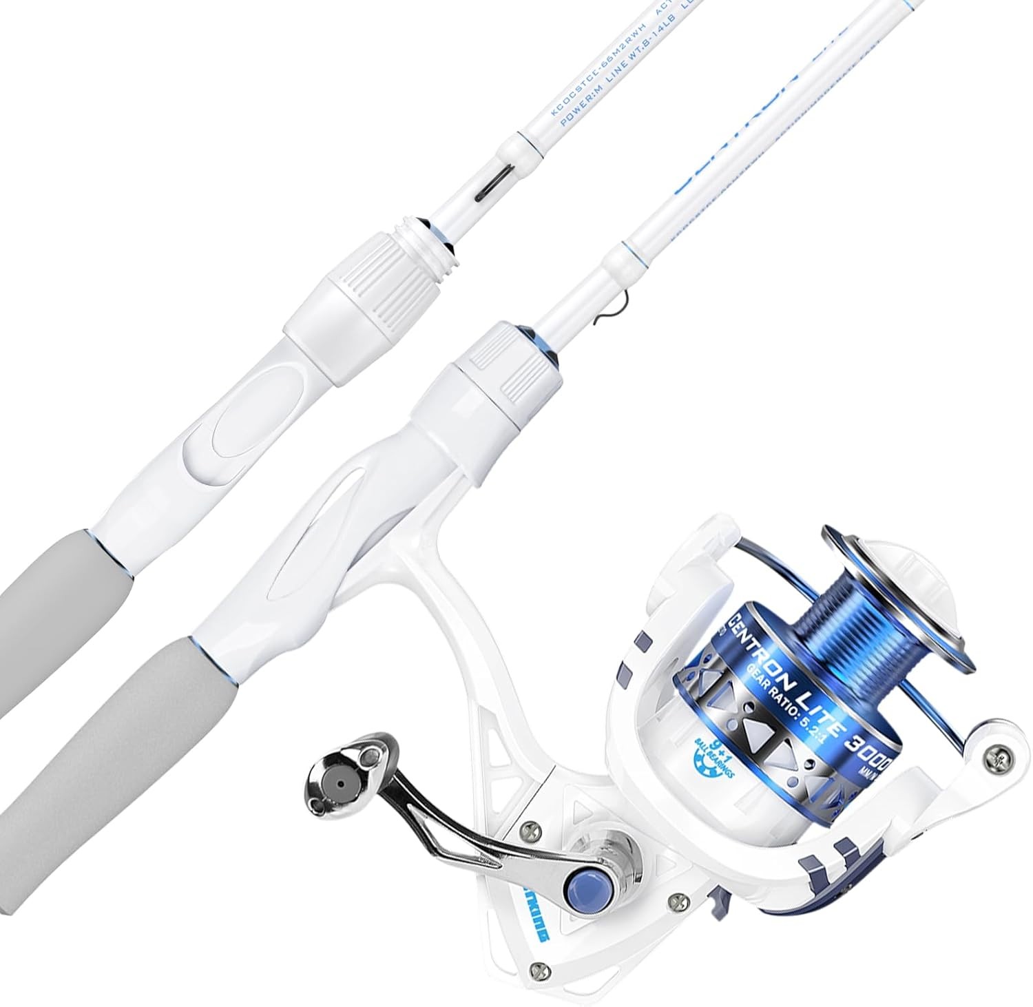 KastKing Centron Lite Fishing Rod and Reel Combo, IM6 Graphi