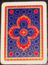 EW450 Swap Playing Card 1 OLD ENGLISH WIDE  FLOWERS & PATTERNS