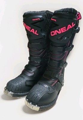 O'Neal Rider Womens Motocross Off Road Dirt Bike ATV Racing Riding Boots size 11