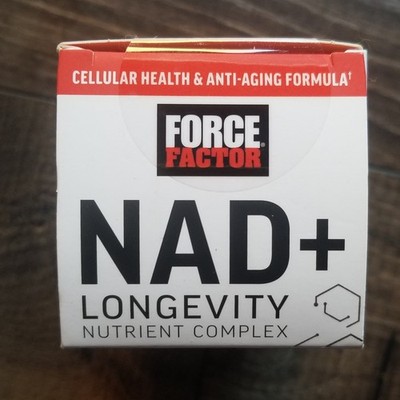Force Factor NAD+ Longevity Complex Resveratrol Astaxanthin Niacinimide 60 ct