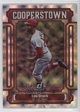 2023 Panini Donruss Cooperstown Silver 171/349 Lou Brock #CT2 HOF 10w8