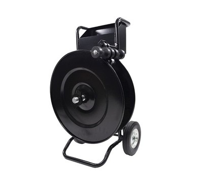 Packaging Strapping Cart & Dispenser for PP Coils with 16''x6'' & 16''x3'' Core Size