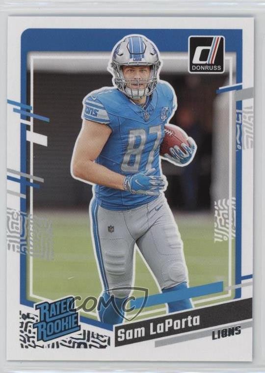 2023 Panini Donruss Rated Rookie Aqueous Test Sam LaPorta #332 Rookie RC 2t2