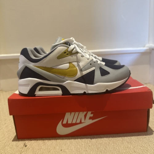 Scarpe da corsa Nike Air Structure bianche Midnight Navy UK9 sneakers