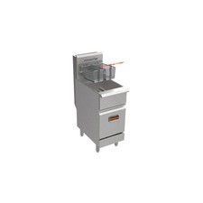 Sierra Frystar 400 Commercial Gas Fryer &ndash; 40 lb Stainless Steel Deep Fryer