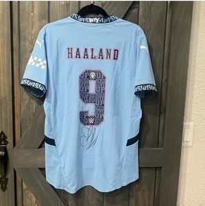 Erling Haaland Signed Autographed Manchester City PUMA Jersey New Tags