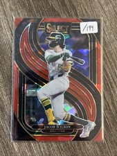 2025 PANINI SELECT BASEBALL PREMIER RED ICE PRIZM JACOB WILSON /199