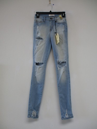 Vibrant MIU Skinny Jeans Juniors 1 Blue Skinny Stretch Denim 24x29 P1845