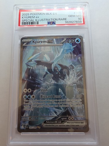 Kyurem ex 165/086 Pokemon TCG Black Bolt Special Illustration Rare PSA GEM 10