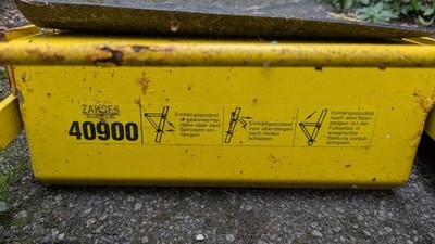 Zarges 40900 Fußplattform ZAR40900 Leiterstufen Sprosse