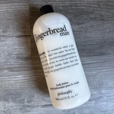 Philosophy The Gingerbread Man Body Lotion 32 fl. oz.   NEW & SEALED   (NO PUMP)