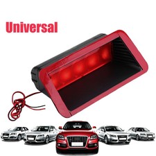 1x Car Rear Tail 3rd Brake Stop Driving Light Universal 12v 5 Led Warning Lamp 1x Car Rear Tail 3rd Brake Stop Driving Light Universal 12v 5 Led Warning Lamp