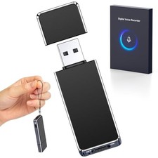 64GB Digital Voice Recorder for Lectures Meetings - Intelligent Voice 64GB-USB