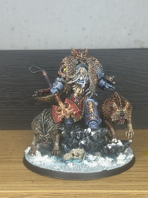 Warhammer 40k: Logan Grimnar Of The Space Wolves Painted Commission