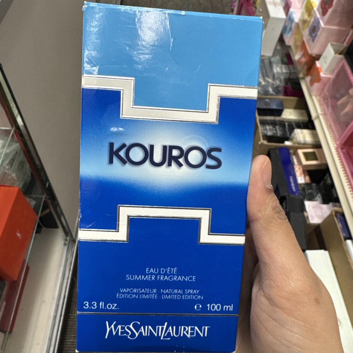 Yves Saint Laurent Kouros Eau D'Ete Summer Fragrance Spray 3.3 OZ