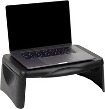 Mind Reader Lap Desk/Laptop Stand, Bed Tray, Folding Legs, Portable, Dorm, Plast