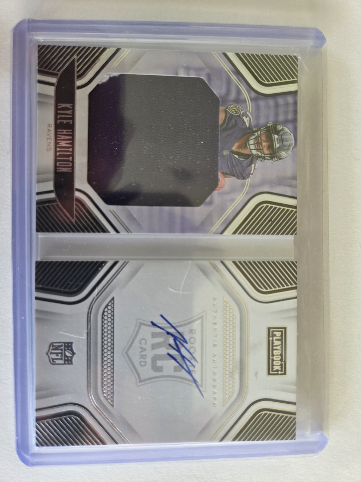 Kyle Hamilton Panini Zenith #238 Patch Autograph