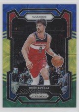 2023-24 Panini Prizm Choice Blue Yellow & Green Prizm Deni Avdija #261 16wc