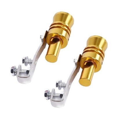 Sound Muffler Tailpipe Sound Roar Maker Muffler Pipe Turbo Whistle Aluminum