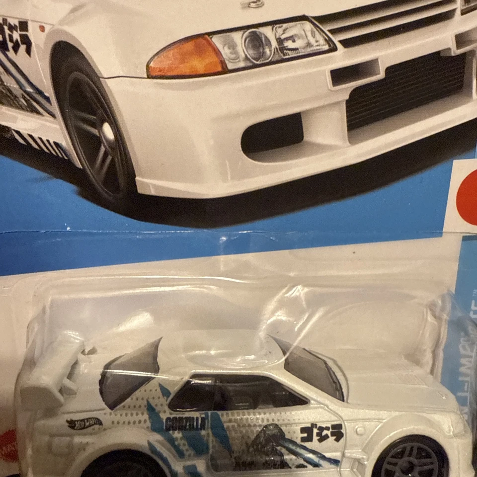 Hot Wheels HW J-IMPORTS Nissan Skyline GT-R (R32) Godzilla Blanco - ¡Nuevo! Foto 2 de 4