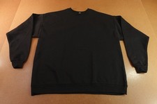 Hanes Ecosmart Mens Size XL Black Fleece Crew Neck Pullover Sweatshirt New