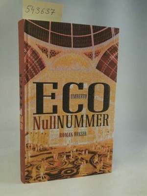 Nullnummer. [Neubuch] Eco, Umberto und Burkhart Kroeber: