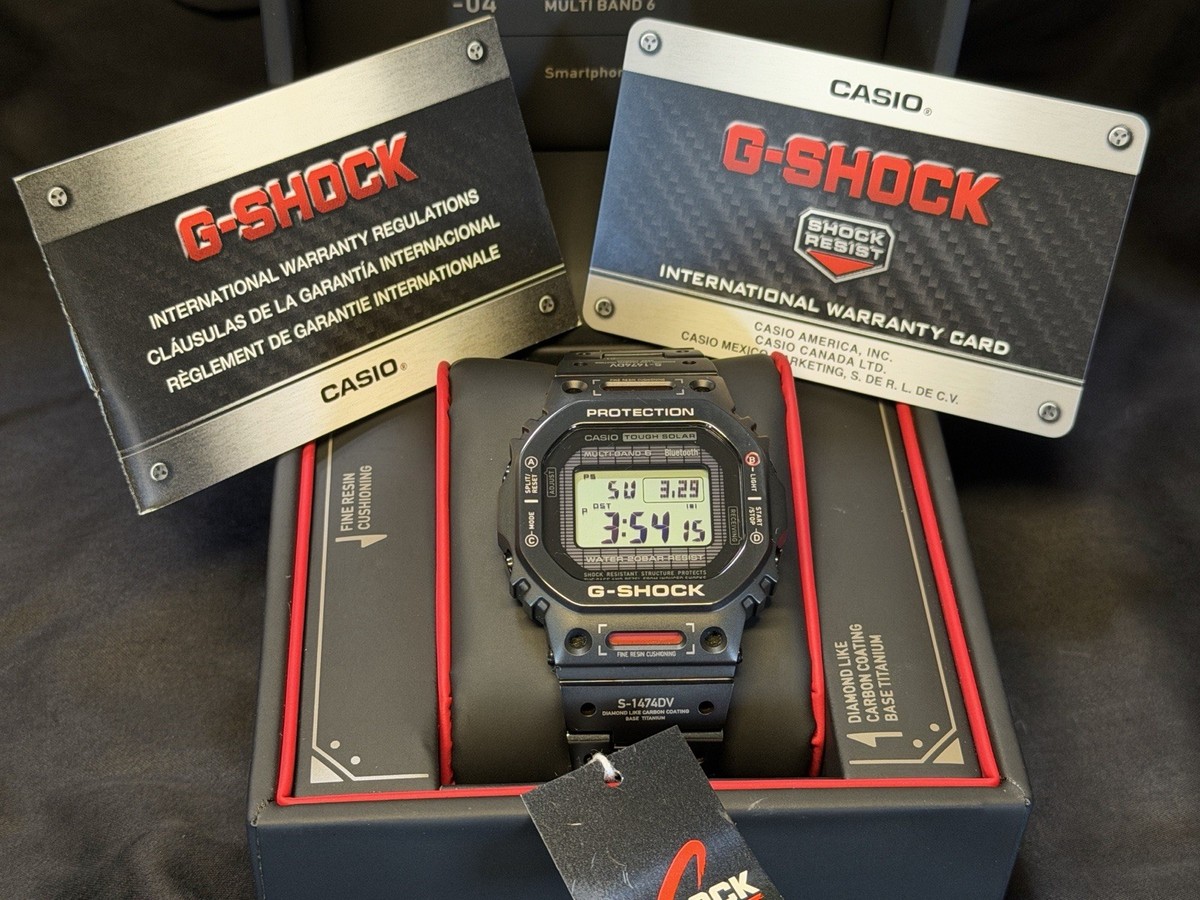 Casio G-Shock GMW-B5000TVA-1JR 43.2mm Titanium Case with Black