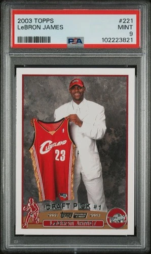 2003-04 Topps - Draft Pick LeBron James #221 (RC)