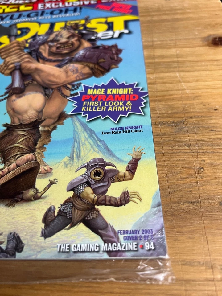 NEW 2003 INQUEST GAMER Magazine #94 MAGE KNIGHT GIANT COVER DRAGONBALL Z CARD - Image 2 of 4