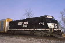 NS X-CR SD60M 6784 IN 2014  NORFOLK SOUTHERN  ORIGINAL SLIDE
