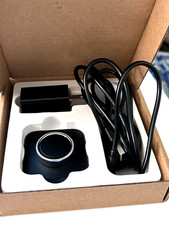 Oura Ring 4 Smart Ring Advanced Smart Sensing Silver Size 14 Aftermarket Charger