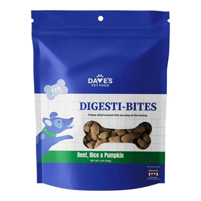 685038119223 4 Oz Dog Digest-bites Freeze-dried Beef Food - Ri...