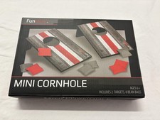 Funktion Mini Cornhole Bean Bag Toss Game 2 Targets 8 Bags Ages 6 Tabletop
