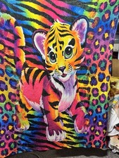Tiger Animal Print Blanket Multicolor Rectangular Animals Bugs Novelty Theme